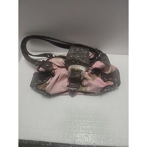 Woman Camouflage Pink purses  handbags with Buckle Snap